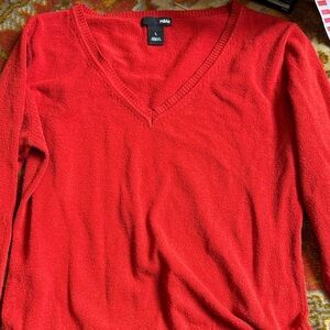 H&M Vibrant Red Knit Top